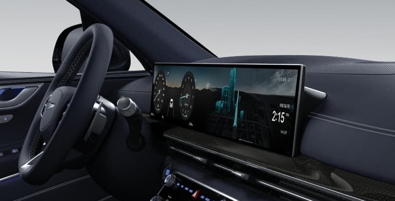 Hyundai GV80 Coupe, 27-дюймовый OLED-дисплей