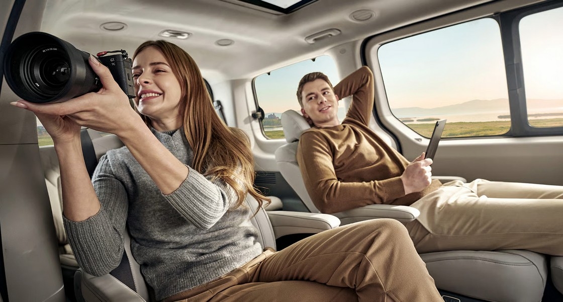 Hyundai Обновленная STARIA, Пространство салона адаптируется под любые Ваши потребности и образ жизни